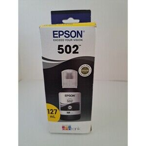 EPSON 502 Ink Bottle Exp 2027 ( 127ml ) Black
